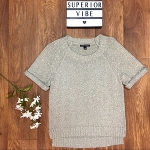 ✨Banana Republic✨ Short Sleeve Sparkle Sweater